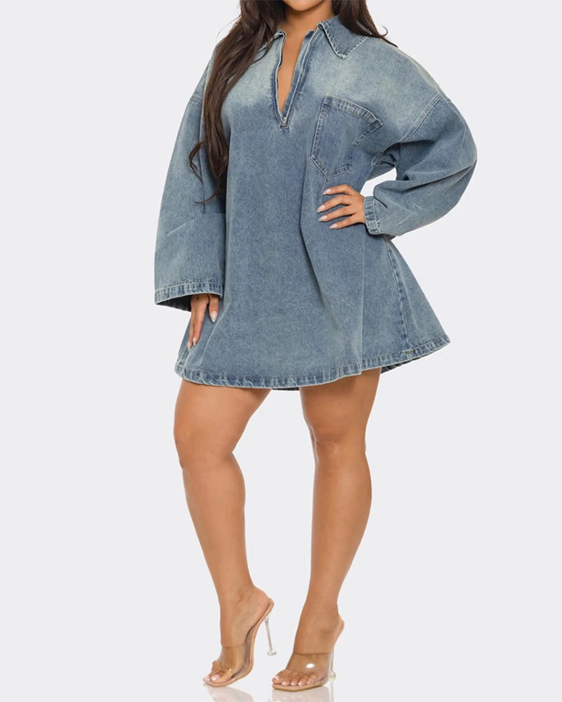 Wrangle Me Denim Dress