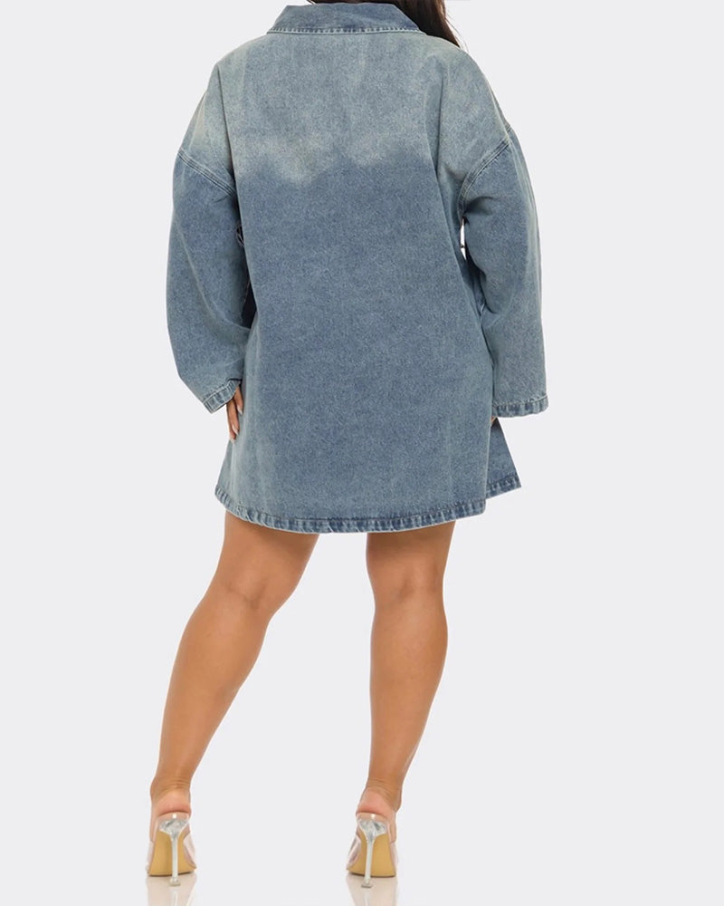Wrangle Me Denim Dress