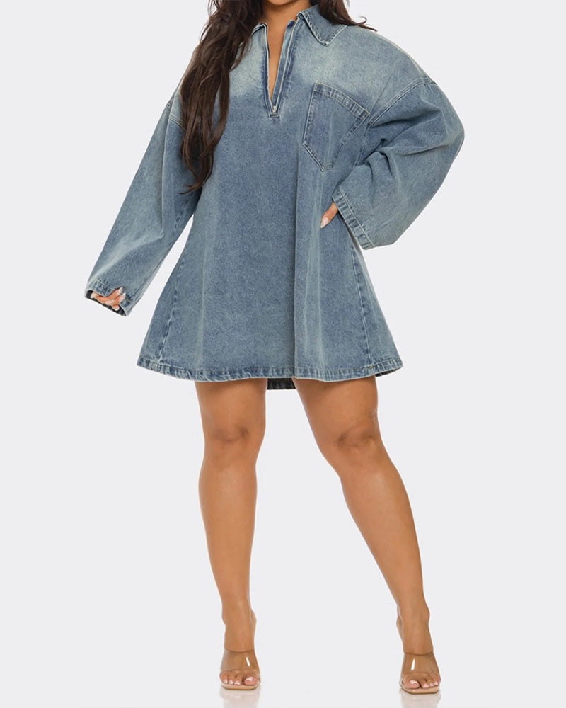 Wrangle Me Denim Dress
