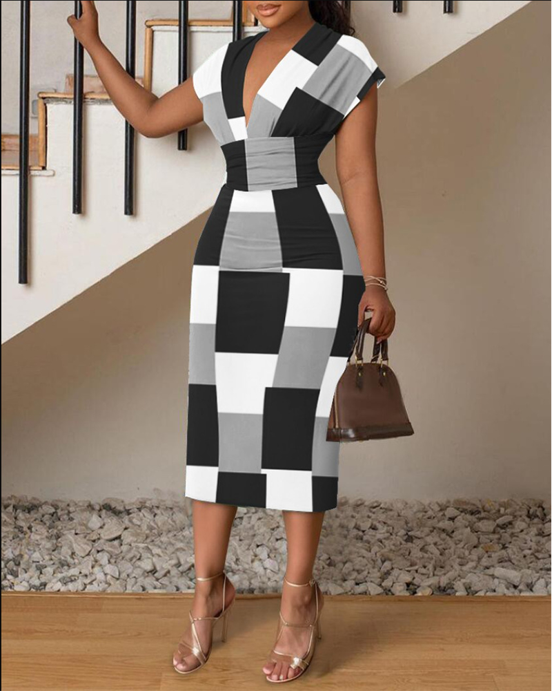 Vacation Is Calling Ruched Dress