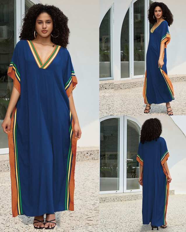 Tropical Kaftan Dress