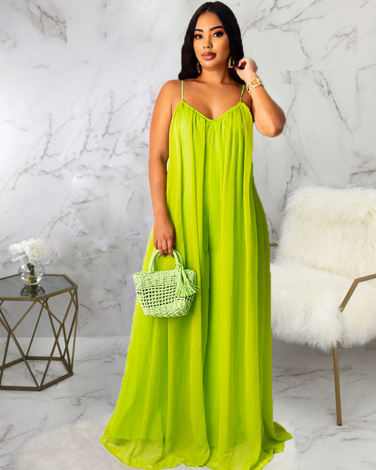 CHIFFON MAXI DRESS
