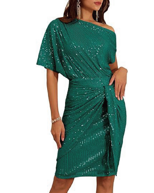 Trisna Sequins Midi Dress