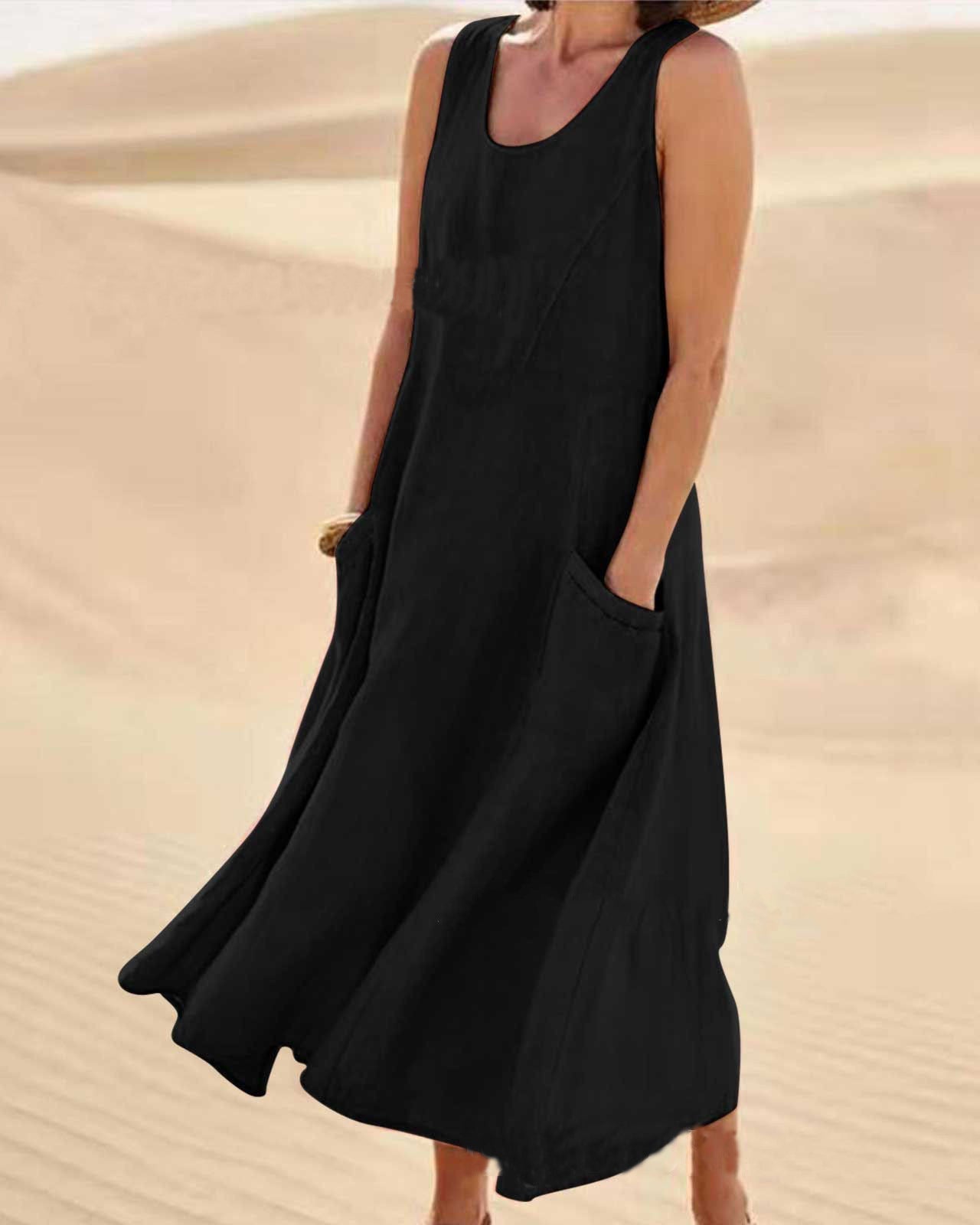 Fresh Start Linen Dress
