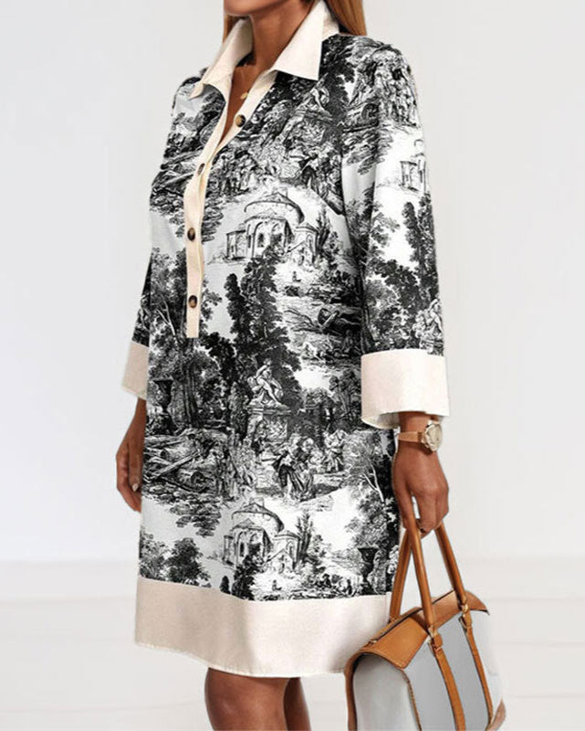 Free from disturbance Shirt Dress