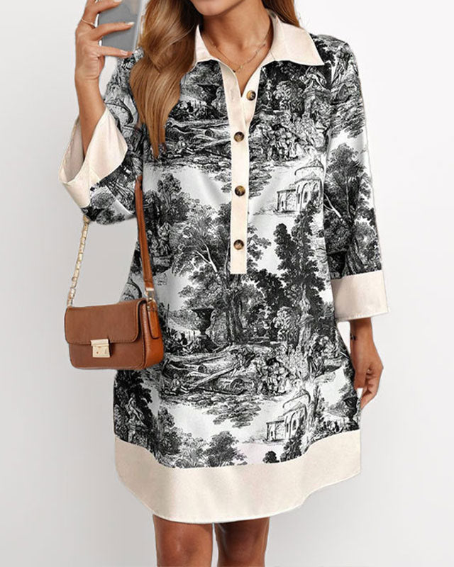 Free from disturbance Shirt Dress