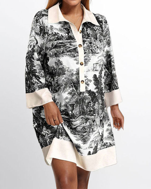 Free from disturbance Shirt Dress
