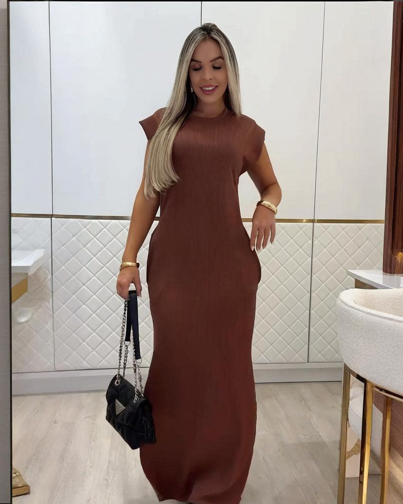 Wrinkle-Free Maxi Dress